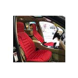 Cartex Renault Clio 4 Kırmızı Koltuk Kılıf Koruyucu Minderi Ön 2li Minder Ortopedik Lüks
