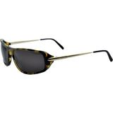 Cartier Avoriaz Bufallo Horn C Dekor Wayfarer Kahverengi Havana Güneş Gözlüğü - Kahverengi - Havana