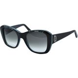 Cartier Emerald Gren Cat Eye Zümrüt Yeşil Siyah Gri Kedi Gözü Kadın Güneş Gözlüğü T8200936