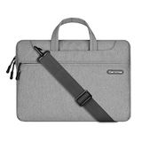 Cartinoe Laptop Çantası 13 inç Bilgisayar Çantası Macbook Çantası Notebook Evrak Çantası Omuz Çantası Askılı Gri