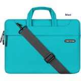 Cartinoe Laptop MacBook Notebook Çantası Kadın Erkek Evrak Çantası Askılı 15INC Bilgisayar Çantası Mavi