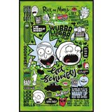 Cartoon Network Rick und Morty 'Quotes' Maxi Poster,61 x 91,5 cm