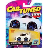 Cartuned Jdm Seri 2 1993 Supra A90 Diecast Arabası, Beyaz, Metal Gövde