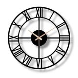 Cartvilla Morden Metal Duvar Saati, Oturma Odası, Yatak Odası, Ofis, Mutfak için, Ev ve Salon için Şık Duvar Saati, Tasarımcı Büyük Boy Modern (DA-129, 40 CM)