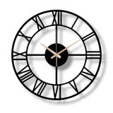 Cartvilla Morden Metal Duvar Saati, Oturma Odası, Yatak Odası, Ofis, Mutfak için, Ev ve Salon için Şık Duvar Saati, Tasarımcı Büyük Boy Modern (DA-129, 60 cm)