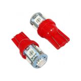 Carub 12v T10 Ampul 5 Led Smd Kırmızı Br0400237