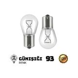Carub Ampul 12v 93 P21w Tek Duy Halojen Sinyal Ve Geri Vites Ampulü Günışığı 2li Set Br0405803