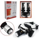Carub Ampul Bi Xenon 12V H4 LED Far Süper Beyaz Mercekli Lens