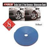 Carub Araba Jant Fitili Lastik Jant Trim Bandı 8 Metre MAVİ