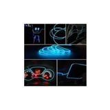 Carub Araç Içi Aydınlatma Ip Neon Led Buz Mavisi