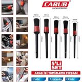 Carub Araç İçi Temizleme Fırçası Detay Temizlik 5li Set Br0922566 1 Adet