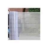 Carub Çizilmez Cam Kumlama Dekoratif Çizgili Cam Folyosu 100 Cm X 1 Metre