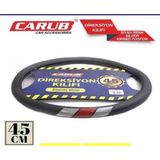 CARUB DİREKSİYON KILIF 45CM SİYAH SEDEF KIRMZ FOSF
