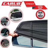 Carub Esnek Lastikli Araba Yan Cam Perdesi 2 Adet (85X60 Cm) – Oto Güneşlik Ve Sineklik Tülü