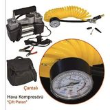Carub Hava Kompresörü Metal 12V Jumbo Çift Pistonlu BR2491307