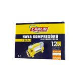 Carub Hava Kompresörü Metal LED Işıklı Turuncu 12V