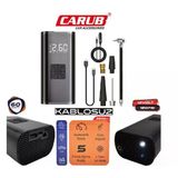 Carub Hava Kompresörü Şarjlı+Çakmaktan Usb+Type C+60W