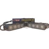 Carub Hk Off Road Projektor 11 cm Sarı 4 LED Çakarlı 9-30V 2 Li