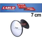 Carub İç Dikiz Aynası Vantuzlu Bombeli Yuvarlak Küçük 7 cm