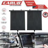 Carub Makaralı Otomatik Yan Cam Perde 2'li 36X45CM Güneşlik- Araç Cam Güneşliği - 36 x 45 cm