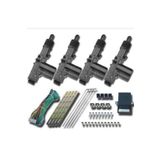 Carub Merkezi Kilit Seti Kumandalı 4 Motorlu Kilit Sistemi 12Volt Merkezi Kilit Sistemi Sustalı Anahtar
