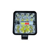Carub Mini 16 Led Çalışma Lambası Beyaz Off-Road (Kırmızı Flaşlı) 48W (12-24v Çalışır) BR 301 05 94