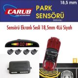 Carub Park Sensörü Siyah Ekranlı Sesli 18.5Mm