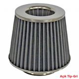 Carub Performans Ve Ses Arttırıcı Açık Hava Filtresi +6 Hp Açık Tip Gri Aparatlı Üniversal