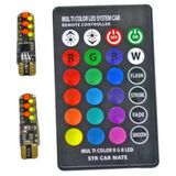 Carub T10 Dipsiz Rgb Fonksiyonlu Kumandalı Led Ampul 12V