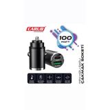 Carub Type-c Usb Araç Çakmaklık 100w Mini Hızlı Şarj Cakmak Soketi Araba Şarz Aksesuarı