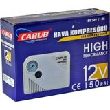 Carup Carub BR2491105 150 PSI Basınçlı Hava Kompresörü Beyaz Mini Hava Pompası