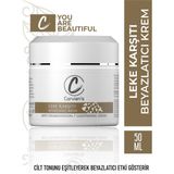 Carvien's Leke Karşıtı Beyazlatıcı Yüz Kremi - 50 ml - Tüm Cilt Tipleri Için Uygun