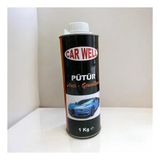 Carwell Car Well Anti Gravel Darbe Koruyucu Pütür Boya Beyaz 1 kg