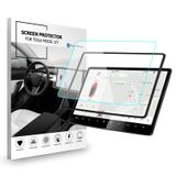 Carwiner Mat Ekran Koruyucu Tesla Model 3 Model Y 15 inç Merkez Kontrolü Dokunmatik Ekran Araba Navigasyon Temperli Cam Aksesuarları 9H Parlama Önleyici Parmak İzi