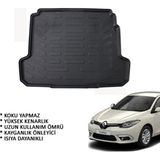 Carx Renault Fluence 3D Bagaj Havuzu (2009 Ve Üzeri) Su Geçirmez Kaliteli Malzeme ile Yüksek Kenarlık - Siyah