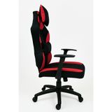 CAS Avatar Kumaş Oyuncu Koltuğu Siyah Kırmızı