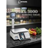 CAS CL3000 15/30 KG Barkodlu Onaylı Terazi