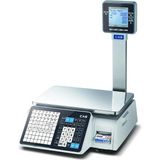 Cas CL3000 P 30 kg Boyunlu Barkodlu Terazi - Siyah