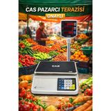 CAS PR Hesaplamalı Boyunlu Terazi 30 kg Gri Renkli Masaüstü Model Fonksiyonel Kullanım