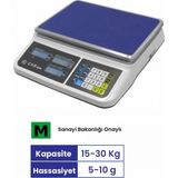 Cas Pr Iı Plus 30 Kg. F.hesaplamalı Terazi