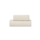 CASA LUSSO 70X140 ÇİZGİ DESSENLİ KETEN BANYO HAVLUSU NATURAL RENK 70 X 140