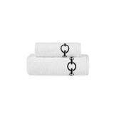 CASA LUSSO NAKIŞLI BANYO HAVLUSU MOOD İNDİGO 70 X 140
