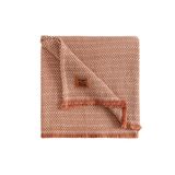 CASA LUSSO ZİG ZAG DESENLİ TEK KİŞİLİK YATAK ÖRTÜSÜ GÜN BATIMI 180 x 240