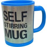 Casaba Hediyelik Kendi Karıştıran Mikser Bardak Self Stırrıng Mug Mavi Renk