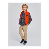 Casabony 3'lü Takım Anorak Yelek & Gömlek &gabardin Pantolon Erkek Çocuk