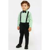 Casabony 4'lü Set Gömlek & Pantolon & Papyon & Askılık Erkek Çocuk Takım
