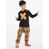 Casabony Casa Laci Ekose Pantolon + T-Shirt Takım - 3 Yaş - Karışık
