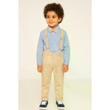Casabony CS-25S-005 4'lü Takım Gömlek & Pantolon & Papyon & Askılık Erkek Çocuk Takım