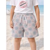 Casabony Erkek Çocuk Baskılı Deniz Şort Mayo Astarlı - Desenli - 9 - 10 Yaş