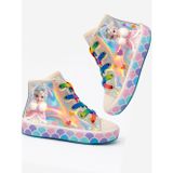 Casabony 🌈 Ice Kız Çocuk Hologramlı Fermuarlı Spor Ayakkabı